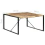 Rauer Mangoholz Esstisch 140x140x75 cm von vidaXL, Küchen- und Esstische - Ref: Foro24-321572, Preis: 263,26 €, Rabatt: %