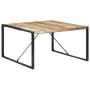 Rauer Mangoholz Esstisch 140x140x75 cm von vidaXL, Küchen- und Esstische - Ref: Foro24-321572, Preis: 263,26 €, Rabatt: %