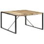 Rauer Mangoholz Esstisch 140x140x75 cm von vidaXL, Küchen- und Esstische - Ref: Foro24-321572, Preis: 263,26 €, Rabatt: %
