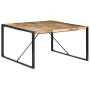 Rauer Mangoholz Esstisch 140x140x75 cm von vidaXL, Küchen- und Esstische - Ref: Foro24-321572, Preis: 263,26 €, Rabatt: %