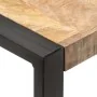 Solid rough mango wood dining table 70x70x75 cm by vidaXL, Kitchen and dining tables - Ref: Foro24-321596, Price: 182,84 €, D...