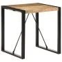 Solid rough mango wood dining table 70x70x75 cm by vidaXL, Kitchen and dining tables - Ref: Foro24-321596, Price: 182,84 €, D...