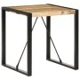 Solid rough mango wood dining table 70x70x75 cm by vidaXL, Kitchen and dining tables - Ref: Foro24-321596, Price: 182,84 €, D...