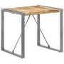 Rauer Mangoholz Esstisch 80x80x75 cm von vidaXL, Küchen- und Esstische - Ref: Foro24-321603, Preis: 152,99 €, Rabatt: %