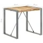 Rough mango wood dining table 80x80x75 cm by vidaXL, Kitchen and dining tables - Ref: Foro24-321603, Price: 153,17 €, Discoun...