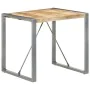 Rauer Mangoholz Esstisch 80x80x75 cm von vidaXL, Küchen- und Esstische - Ref: Foro24-321603, Preis: 152,99 €, Rabatt: %