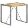Rough mango wood dining table 80x80x75 cm by vidaXL, Kitchen and dining tables - Ref: Foro24-321603, Price: 153,17 €, Discoun...