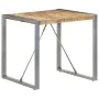 Rauer Mangoholz Esstisch 80x80x75 cm von vidaXL, Küchen- und Esstische - Ref: Foro24-321603, Preis: 152,99 €, Rabatt: %