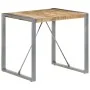 Rough mango wood dining table 80x80x75 cm by vidaXL, Kitchen and dining tables - Ref: Foro24-321603, Price: 153,17 €, Discoun...