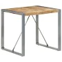Rauer Mangoholz Esstisch 80x80x75 cm von vidaXL, Küchen- und Esstische - Ref: Foro24-321603, Preis: 152,99 €, Rabatt: %