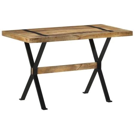 Esstisch aus rauem Mangoholz, 120 x 60 x 76 cm von vidaXL, Küchen- und Esstische - Ref: Foro24-321604, Preis: 201,54 €, Rabat...