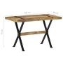 Esstisch aus rauem Mangoholz, 120 x 60 x 76 cm von vidaXL, Küchen- und Esstische - Ref: Foro24-321604, Preis: 201,54 €, Rabat...