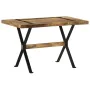 Esstisch aus rauem Mangoholz, 120 x 60 x 76 cm von vidaXL, Küchen- und Esstische - Ref: Foro24-321604, Preis: 201,54 €, Rabat...