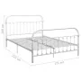 Bettgestell aus weißem Metall, 160 x 200 cm von vidaXL, Betten und Lattenroste - Ref: Foro24-284496, Preis: 160,72 €, Rabatt: %