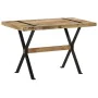 Esstisch aus rauem Mangoholz, 120 x 60 x 76 cm von vidaXL, Küchen- und Esstische - Ref: Foro24-321604, Preis: 201,54 €, Rabat...