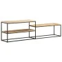 Massives Mangoholz TV-Möbel 180x30x50 cm von vidaXL, TV-Möbel - Ref: Foro24-321620, Preis: 88,48 €, Rabatt: %