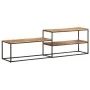 Mueble de TV de madera maciza de acacia 180x30x50 cm de vidaXL, Muebles TV - Ref: Foro24-321622, Precio: 86,99 €, Descuento: %