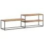 Mueble de TV de madera maciza de acacia 180x30x50 cm de vidaXL, Muebles TV - Ref: Foro24-321622, Precio: 86,99 €, Descuento: %