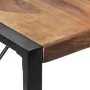 Solid wood dining table with sheesham finish 140x140x75cm by vidaXL, Kitchen and dining tables - Ref: Foro24-321574, Price: 2...