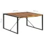 Solid wood dining table with sheesham finish 140x140x75cm by vidaXL, Kitchen and dining tables - Ref: Foro24-321574, Price: 2...