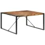 Solid wood dining table with sheesham finish 140x140x75cm by vidaXL, Kitchen and dining tables - Ref: Foro24-321574, Price: 2...