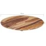 Round table top solid sheesham wood 15-16 mm 40cm by vidaXL, Table tops - Ref: Foro24-285967, Price: 25,70 €, Discount: %