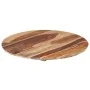 Superficie de mesa redonda madera maciza sheesham 25-27 mm 50cm de vidaXL, Tableros para mesas - Ref: Foro24-285973, Precio: ...