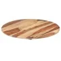 Superficie de mesa redonda madera maciza sheesham 25-27 mm 50cm de vidaXL, Tableros para mesas - Ref: Foro24-285973, Precio: ...