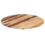 Superficie de mesa redonda madera maciza sheesham 25-27 mm 50cm de vidaXL, Tableros para mesas - Ref: Foro24-285973, Precio: ...