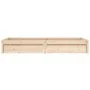Bed frame with drawers 100x200 cm by vidaXL, Beds and slatted bases - Ref: Foro24-3103468, Price: 178,12 €, Discount: %