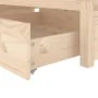 Bed frame with drawers 100x200 cm by vidaXL, Beds and slatted bases - Ref: Foro24-3103468, Price: 178,12 €, Discount: %
