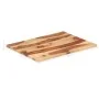Solid acacia wood table top 25-27 mm thick 70x80 cm by vidaXL, Table tops - Ref: Foro24-285996, Price: 102,92 €, Discount: %