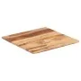 Tischplatte aus massivem Palisanderholz 25–27 mm, 80 x 80 cm von vidaXL, Tischplatten - Ref: Foro24-285998, Preis: 96,03 €, R...