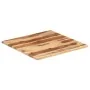 Solid sheesham wood table top 25-27 mm 80x80 cm by vidaXL, Table tops - Ref: Foro24-285998, Price: 96,03 €, Discount: %
