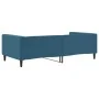 Blaues Samtschlafsofa 100x200 cm von vidaXL, Betten und Lattenroste - Ref: Foro24-354014, Preis: 194,33 €, Rabatt: %