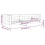 Sofá cama terciopelo azul 80x200 cm de vidaXL, Camas y somieres - Ref: Foro24-354000, Precio: 209,17 €, Descuento: %