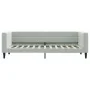 Sofá cama terciopelo gris claro 80x200 cm de vidaXL, Camas y somieres - Ref: Foro24-354001, Precio: 211,63 €, Descuento: %