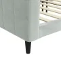 Sofá cama terciopelo gris claro 80x200 cm de vidaXL, Camas y somieres - Ref: Foro24-354001, Precio: 211,63 €, Descuento: %
