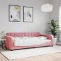 Sofá cama terciopelo rosa 100x200 cm de vidaXL, Camas y somieres - Ref: Foro24-354068, Precio: 198,48 €, Descuento: %