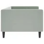 Light gray velvet sofa bed 90x190 cm by vidaXL, Beds and slatted bases - Ref: Foro24-354021, Price: 184,88 €, Discount: %