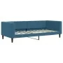 Blaues Samtschlafsofa 90x200 cm von vidaXL, Betten und Lattenroste - Ref: Foro24-354007, Preis: 184,86 €, Rabatt: %