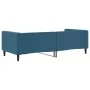 Blaues Samtschlafsofa 90x200 cm von vidaXL, Betten und Lattenroste - Ref: Foro24-354007, Preis: 184,86 €, Rabatt: %
