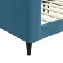 Blaues Samtschlafsofa 90x200 cm von vidaXL, Betten und Lattenroste - Ref: Foro24-354007, Preis: 184,86 €, Rabatt: %