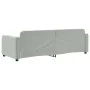 Hellgraues Samtschlafsofa 80x200 cm von vidaXL, Betten und Lattenroste - Ref: Foro24-354051, Preis: 207,16 €, Rabatt: %