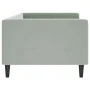 Light gray velvet sofa bed 90x200 cm by vidaXL, Beds and slatted bases - Ref: Foro24-354008, Price: 192,03 €, Discount: %