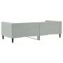 Light gray velvet sofa bed 90x200 cm by vidaXL, Beds and slatted bases - Ref: Foro24-354008, Price: 192,03 €, Discount: %
