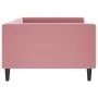 Sofá cama terciopelo rosa 100x200 cm de vidaXL, Camas y somieres - Ref: Foro24-354018, Precio: 209,29 €, Descuento: %