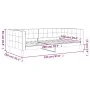 Sofá cama terciopelo rosa 100x200 cm de vidaXL, Camas y somieres - Ref: Foro24-354018, Precio: 209,29 €, Descuento: %