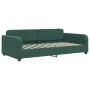 Sofá cama terciopelo verde oscuro 90x200 cm de vidaXL, Camas y somieres - Ref: Foro24-354060, Precio: 208,99 €, Descuento: %