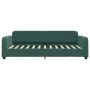 Sofá cama terciopelo verde oscuro 90x200 cm de vidaXL, Camas y somieres - Ref: Foro24-354060, Precio: 208,99 €, Descuento: %